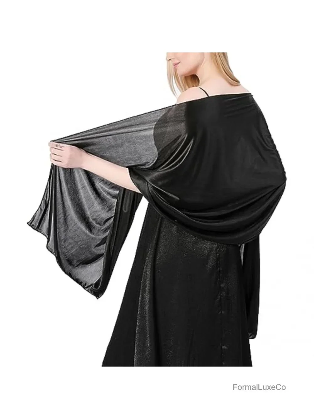 Elegant Soft Sheer Chiffon Stole Bride Wedding Scarf Wraps for Evening Dresses